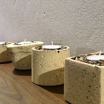 Materos y Velas en Concreto. Een project van  Interieurdecoratie, Craft y Meubelontwerp en -bouw van Jose Velasquez - 12.04.2021