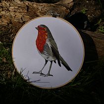 My project in Painting with Thread: Textile Illustration Techniques course. Embroider project by Alena R. - 04.12.2021