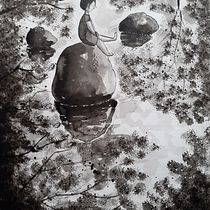 My project in India Ink Illustration with Japanese Influence course. Een project van 2D-animatie van irene ventura - 11.04.2021
