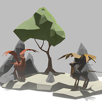 Griffin island Ein Projekt aus dem Bereich 3D und Design von 3-D-Figuren von virburn - 12.04.2021