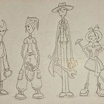 Mi Proyecto del curso: Introducción al diseño de personajes para animación y videojuegos. Un projet de Illustration traditionnelle, Animation, Conception de personnages, Jeux vidéo , et Conception de jeux vidéo de Miguel Angel Avila Silva - 26.07.2021