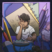Slices of my life: Ilustração digital com influência mangá. Traditional illustration, Comic, Digital Illustration, Stor, telling, Narrative, and Manga project by Eduardo Oliveira - 06.18.2022