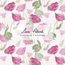 Ilustração botânica com aquarela estampada. Design de moda, e Pintura em aquarela projeto de Liani Palandi - 13.11.2019
