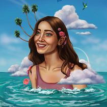 New Life by Júlia Perelló: My project in Digital Fantasy Portraits with Photoshop course. Digital Illustration, and Digital Painting project by Júlia Perelló Pardo - 04.13.2021