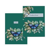Mariposa sobre hojas de roble. Watercolor Painting project by norma mainero - 04.13.2021