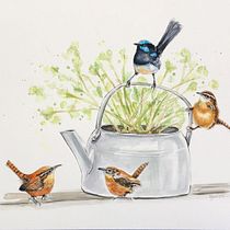 Mi Proyecto del curso: Acuarela artística para ilustración de aves. Watercolor Painting project by Gabriela Izurieta Rivero - 04.13.2021