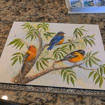 My project in Artistic Watercolor Techniques for Illustrating Birds course. Watercolor Painting project by Susan Sakurai - 04.14.2021
