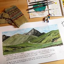 Watercolor Travel Journal course with Alicia Aradilla. Watercolor Painting project by Irene Van Hooft - 04.14.2021