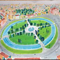 Il mio progetto del corso: Padova. Traditional illustration, and Sketchbook project by brandolinisofia - 04.14.2021