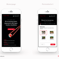 Happy Maki: Diseño de interfaces para sitios web y aplicaciones. Un proyecto de Diseño de apps, Diseño gráfico, Diseño interactivo y Diseño Web de Paola Vives Forner - 14.04.2021