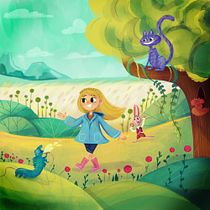 Mi Proyecto del curso: Ilustración y diseño de personajes para cuentos infantiles. Character Design, Digital Illustration, and Children's Illustration project by Alejandra Matiz - 04.14.2021