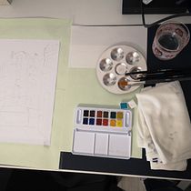 My project: First architecture painting. Arquitetura, e Desenho projeto de rtsaborano - 14.04.2021