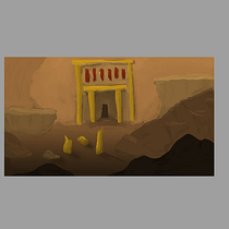 My project in Concept Art: Introduction to Set Design course. Un projet de Illustration numérique de gwenbr29 - 14.04.2021