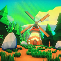 Mi Proyecto del curso: Modelado de escenarios low poly para videojuegos. Game Development project by Javier - 04.14.2021