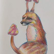 Mi Proyecto del curso: Ilustración surrealista inspirada en la naturaleza. Drawing, and Artistic Drawing project by mzaera92 - 04.14.2021