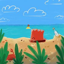 My project in Illustration and GIF Creation on Procreate course. 2D Animation project by Stella Kzm - 04.15.2021