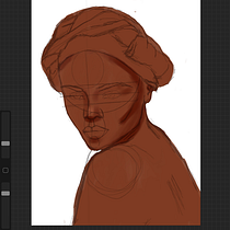 My project in Female Character Portraits in Procreate course. Digital Drawing project by valeriatim22 - 04.15.2021