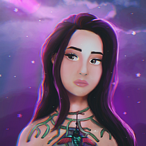 Meu projeto do curso: Retrato digital no Photoshop com um toque de fantasia. Traditional illustration, and Digital Illustration project by Leticia Eduarda da Silva - 04.20.2021