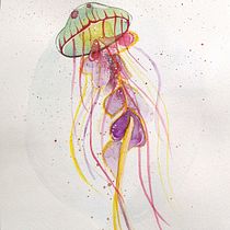 Mis proyectos realizados durante el curso. Un progetto di Disegno artistico, Creatività, Stor, telling e Pittura ad acquerello di Mika Herrera - 15.04.2021