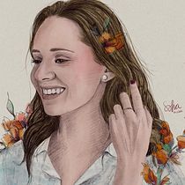 Mi Proyecto del curso: Retrato ilustrado con Procreate. Desenho digital projeto de Sofia O - 15.04.2021