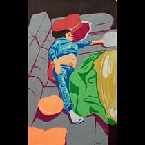 Ilustracion con POSCA. Projekt z dziedziny Portret, Trad, c, jna ilustracja, Ilustracja naturalist, czna, Malarstwo akr i lowe użytkownika Mario Ruz - 15.04.2021