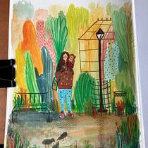 Mi Proyecto del curso: Sketchbook para explorar tu estilo de dibujo. Traditional illustration project by Carolina Fuentes Lizama - 04.15.2021