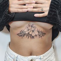 Il mio progetto del corso: Tatuaggio botanico con puntinismo. Projekt z dziedziny Projektowanie tatuaż użytkownika Selena Franchini - 15.04.2021