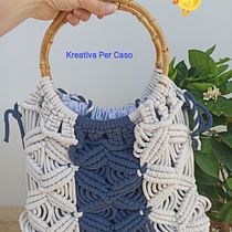 Il mio progetto del corso: Design e confezione di borse in macramè. Un projet de Artisanat, Création d'accessoires , et Créativité de Francesca Perrone - 03.05.2021