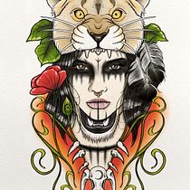 Il mio progetto del corso: Design e illustrazione digitale di tatuaggi con Procreate. Tattoo Design project by gabriele_leone89 - 04.16.2021