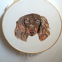 Mi Proyecto del curso: Needle painting para principiantes. Embroider, and Naturalistic Illustration project by Sra Morrison - 04.14.2021