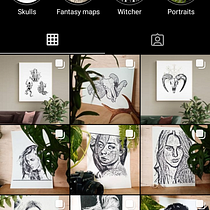 Artist's page - Ink drawings and fantasy maps. Artistic Drawing, Drawing, Ink Illustration, and Portrait Drawing project by martina152 - 04.16.2021