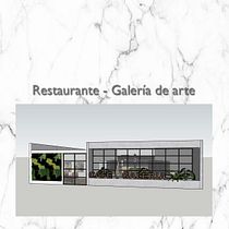 Restaurante - Galería de arte. Projekt z dziedziny Architektura wnętrz użytkownika Emmanuel Ruiz García - 16.04.2021