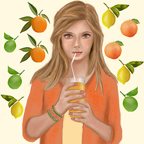 Mi Proyecto del curso: Retrato de personajes femeninos con Procreate. Projekt z dziedziny Ilustracja c i frowa użytkownika monicajoan - 16.04.2021