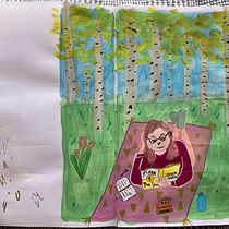 Reading Outside: final project . Drawing project by lacy_lee - 04.16.2021