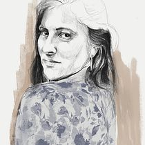 Proyecto del curso: Retrato ilustrado con Procreate. Ilustração tradicional, Ilustração vetorial, Ilustração digital, e Desenho de retrato projeto de Mauricio Dinelli - 15.04.2021