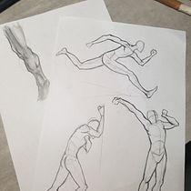 Mi Proyecto del curso: Dibujo anatómico para principiantes. Fine Arts project by Julio Cedillo - 04.17.2021