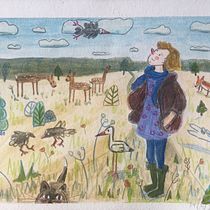My project in Exploratory Sketchbook: Find Your Drawing Style course. Drawing, Traditional illustration, and Sketchbook project by Živilė Kairytė - 04.19.2021