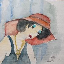 Mein Kursprojekt: Skizzenheft für Aquarellporträts. Watercolor Painting project by Chri Ste - 04.16.2021