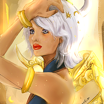 My project in Digital Fantasy Portraits with Photoshop course. Digital Drawing project by Elisa Lee - 04.17.2021