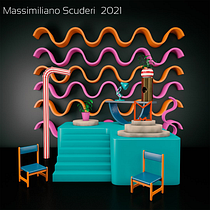 My project in Prototypes and Product Viewing in Cinema 4D course. Projekt z dziedziny 3D użytkownika Massimiliano Scuderi - 17.04.2021