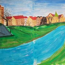My project in Pictorial Sketchbook with Gouache course. Gouache Painting project by majka13-79 - 04.17.2021