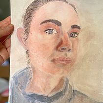 My project in Artistic Portrait with Watercolors course. Watercolor Painting project by nicolamb - 04.17.2021