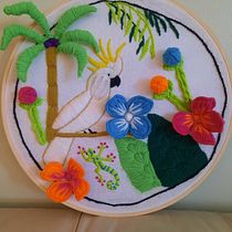 My project in Introduction to 3D Embroidery course. Projekt z dziedziny  Haft użytkownika Janie McKeever - 17.04.2021