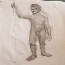 Mi Proyecto del curso: Dibujo realista de la figura humana. Drawing project by eduardo gyobani - 04.18.2021