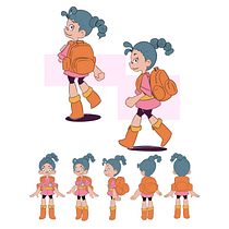 Mi Proyecto del curso: Diseño de personajes para animación con Photoshop. Animation, 2D Animation, Drawing, Character Design, and Game Design project by Virgilio Sanchez - 04.18.2021