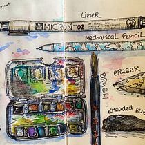 My project in The Art of Sketching: Transform Your Doodles into Art course. Traditional illustration, Sketchbook, Pencil Drawing, and Drawing project by Nelli Hissant - 04.17.2021