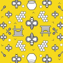 My project in Textile Pattern Design for Home Interiors  course. Pattern Design project by Maryam Atta - 04.19.2021
