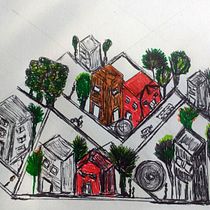 Meu projeto do curso: A arte de desenhar: transforme seus rabiscos em arte. Traditional illustration project by tici - 04.19.2021
