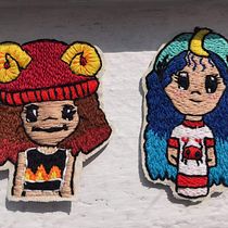 Mi Proyecto del curso: Signos del Zodiaco hechos personajes, edición Aries y Cáncer . Un projet de Broderie de Jessica Aguiñaga - 22.04.2021