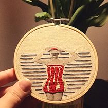 Uma homenagem à Elena Ferrante.. Embroider project by gica Trierweiler - 04.19.2021